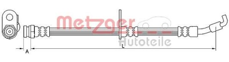 Тормозной шланг METZGER 4110876