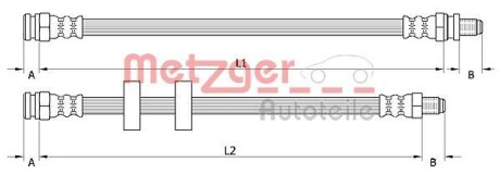 Гальмівний шланг METZGER 4110995