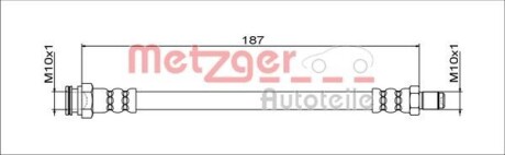 Автозапчасть METZGER 4111805