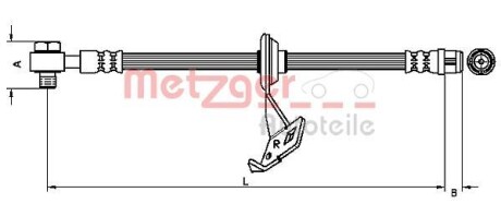 Hose Line METZGER 4116207