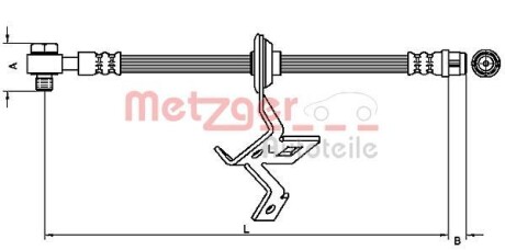 Hose Line METZGER 4116209