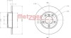 Диск тормозной (передний) BMW 3 (E36) 316i/318i/Z3 (E36) 1.8i/1.9i 90-03 (286х12) METZGER 6110057 (фото 1)