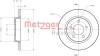 Тормозной диск METZGER 6110581 (фото 1)