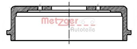 Гальмівний барабан METZGER BT640