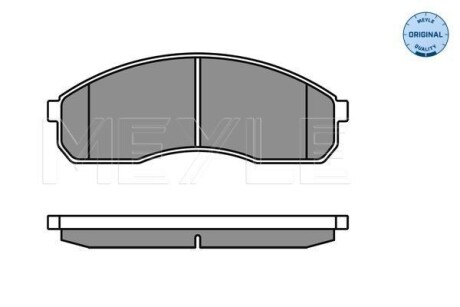 Колодки тормозные передние дисковые MEYLE 025 236 4916/W