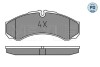 Колодки тормозные дисковые, комплект "Platinum Pad MEYLE 025 291 2120/PD (фото 1)