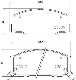 Автозапчасть MINTEX MDB1546
