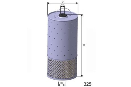 Фільтр масла DB W123 OM615-617 MISFAT L499