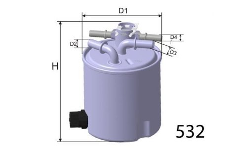 Фільтр палива MISFAT M588