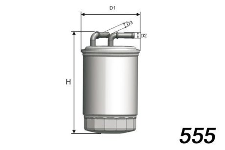 Паливний фільтр MISFAT M618