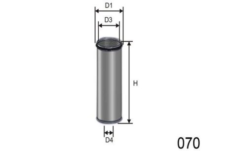 Фільтр додаткового повітря MISFAT R130