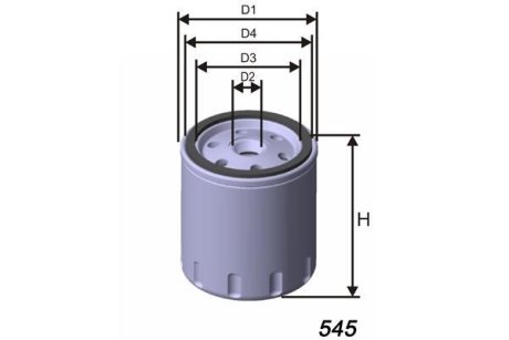 Фільтр масла VAG (бенз.) MISFAT Z130A