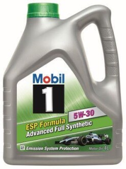 1 esp formula 5w30 моторное масло 4л.(замена146235) MOBIL 152053