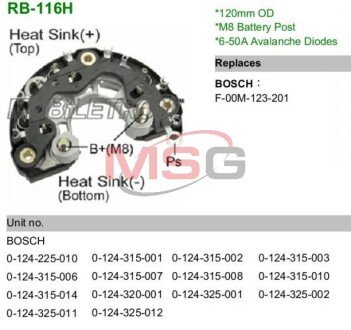 Діодний міст MOBILETRON RB116H