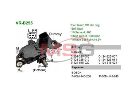 Регулятор генератора MOBILETRON VRB255