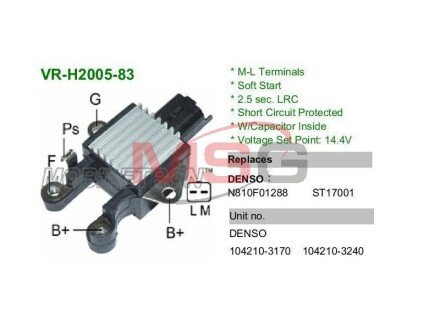 Регулятор генератора MOBILETRON VRH200583