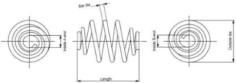 Пружина ходовой части MONROE SP3466