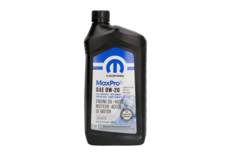 Масло для двигателя 0W20 MOPAR 68218950AB