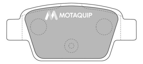 Комплект тормозных колодок, дисковый механизм MOTAQUIP LVXL1037
