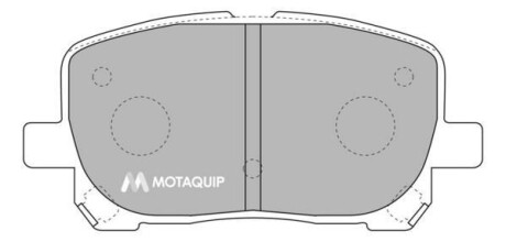 Комплект гальмівних колодок, дискове гальмо MOTAQUIP LVXL1103