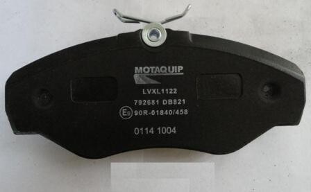Комплект гальмівних колодок, дискове гальмо MOTAQUIP LVXL1122
