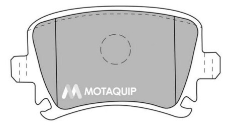 Фото комплект тормозных колодок, дисковый механизм MOTAQUIP LVXL1141 Комплект тормозных колодок, дисковый механизм MOTAQUIP LVXL1141