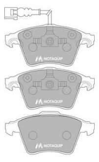 Комплект тормозных колодок, дисковый механизм MOTAQUIP LVXL1171