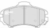 Комплект тормозных колодок, дисковый механизм MOTAQUIP LVXL1189 (фото 3)