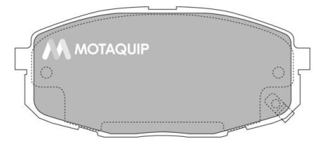 Комплект тормозных колодок, дисковый механизм MOTAQUIP LVXL1200