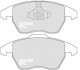 Комплект тормозных колодок, дисковый механизм MOTAQUIP LVXL1254 (фото 2)