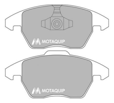 Комплект тормозных колодок, дисковый механизм MOTAQUIP LVXL1254