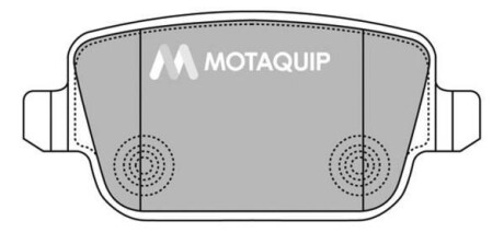 Комплект тормозных колодок, дисковый механизм MOTAQUIP LVXL1294