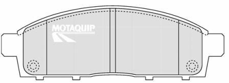 Комплект гальмівних колодок, дискове гальмо MOTAQUIP LVXL1336