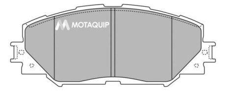 Комплект тормозных колодок, дисковый механизм MOTAQUIP LVXL1362