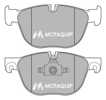 Комплект тормозных колодок, дисковый механизм MOTAQUIP LVXL1368