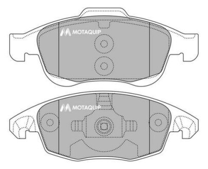 Комплект тормозных колодок, дисковый механизм MOTAQUIP LVXL1372