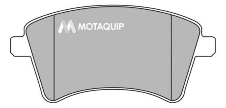 Комплект гальмівних колодок, дискове гальмо MOTAQUIP LVXL1415