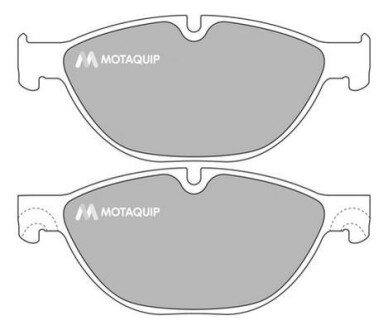 Комплект тормозных колодок, дисковый механизм MOTAQUIP LVXL1666