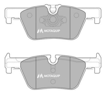 Комплект тормозных колодок, дисковый механизм MOTAQUIP LVXL1731
