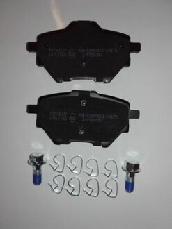 Комплект гальмівних колодок, дискове гальмо MOTAQUIP LVXL1760