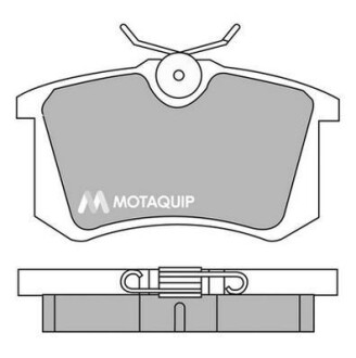 Комплект тормозных колодок, дисковый механизм MOTAQUIP LVXL504