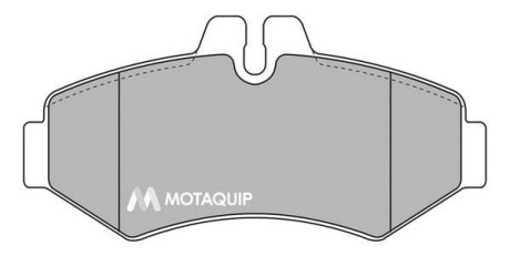 Фото комплект тормозных колодок, дисковый механизм MOTAQUIP LVXL521 Комплект тормозных колодок, дисковый механизм MOTAQUIP LVXL521