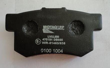 Комплект тормозных колодок, дисковый механизм MOTAQUIP LVXL550