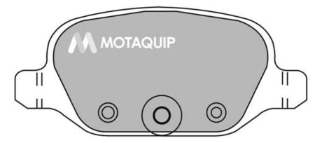 Комплект гальмівних колодок, дискове гальмо MOTAQUIP LVXL995