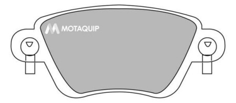 Комплект тормозных колодок, дисковый механизм MOTAQUIP LVXL997