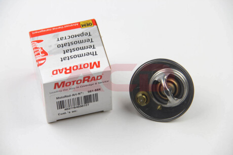 Термостат системи охолодження (88°C) KIA BESTA, BONGO, CERES, RETONA, SPORTAGE, MAZDA 626 II, 626 III, 626 IV, 626 V, B-SERIE, CX-5, E, OPEL ASTRA F, ASTRA F/KOMBI, CORSA A 1.5D-2.4D 01.83- MOTORAD 56188K