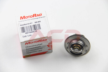 Термостат Ford Fiesta IV, V, VI/Focus/C-Max/Volvo C30, S40 II, V50 1.2-1.7i 90- (82C) MOTORAD 565-82K