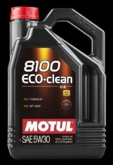 Олива двигуна 8100 (5L +) SAE 5W30 MOTUL 101545