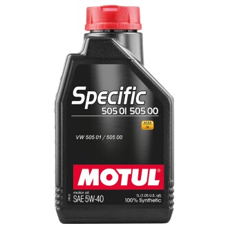 Масло моторное синтетическое "Specific VW502.00-505.00-505.01 5W-40", 1л MOTUL 101573