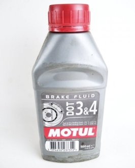 Жидкость тормозная DOT 3/4, "BRAKE FLUID", 0.5л MOTUL 102718